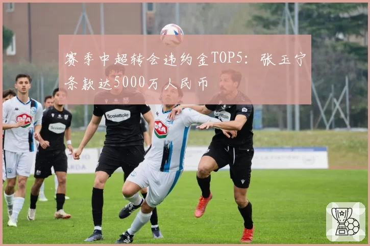 赛季中超转会违约金TOP5:张玉宁条款达5000万人民币